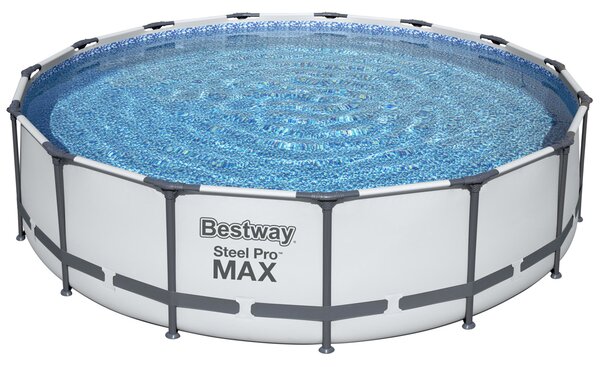 Set completo di piscine con telaio Bestway Steel Pro Max™, rotondo, 457x107cm, 56488