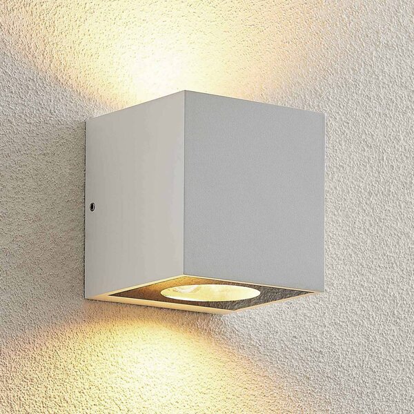 Applique da esterni Tassnim Arcchio, Bianco / Opale, Alluminio, Moderno, Applique da esterni