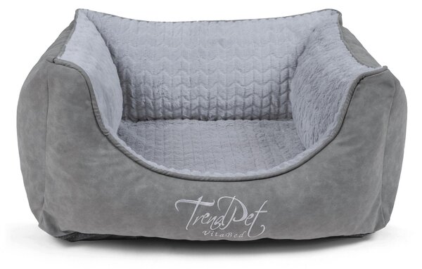 TrendPet VitaBed Style letto ortopedico per cani grigio (60x50x30cm)