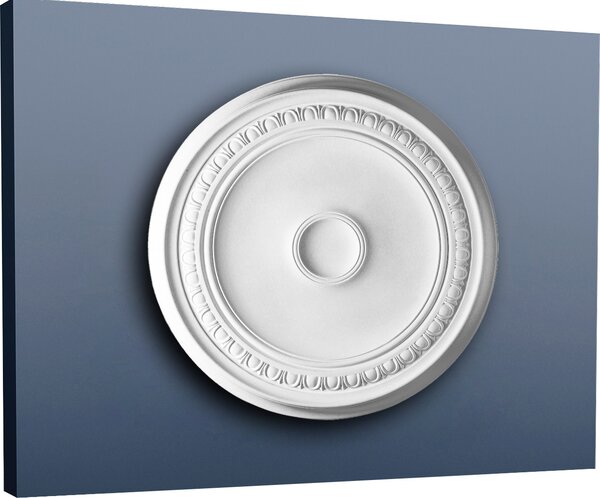 Orac R77 Luxxus rosone decorativo profilo stucco lampada a soffitto rosone di alta qualità in poliuretano stabile | diametro 62 cm