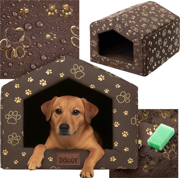 Cuccia per cani per casa R1 - 45x51x30 cm - Morbida cuccia con cuscino - Lavabile e impermeabile | Pillowprim