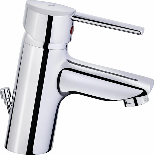Miscelatore per lavabo Teka Elan EH con set di scarico in metallo 5/4", cromato, 1 pezzo