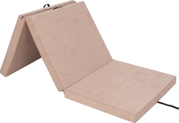 Materasso pieghevole "BEN" - 195×80×8 cm - pieghevole, rivestimento lavabile, tessuto Aloba, come letto per gli ospiti, tappetino da allenamento o pouf | PillowPrim