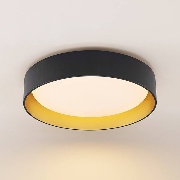 Lindby Gracjan Plafoniera LED CCT oro nero