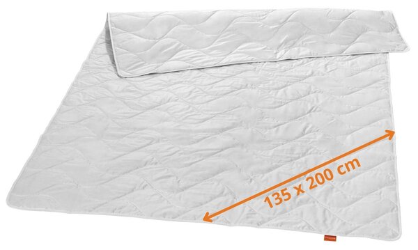 Coperta estiva per letto, 135 x 200 cm, 100% seta naturale, ideale per le notti calde, sleepling