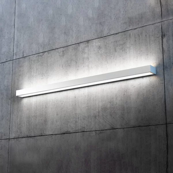 Applique da parete a LED Mera MCJ, Alluminio / Grigio / Zincato, Corridoio, Metallo, Moderno, Applique a LED