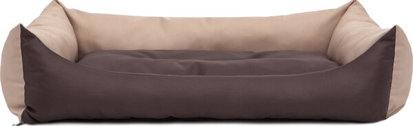 Cuscino per cani Letto per cani Posto per dormire Cuscino per cani Pontes - Eco - 82 x 60 x 16 cm [taglia: XL] - Beige con marrone