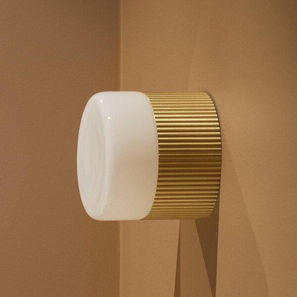 Globen Lighting Applique da parete Hubble 12, dimmerabile, Ottone / Oro, Bagno, Metallo, Scandinavo, Applique