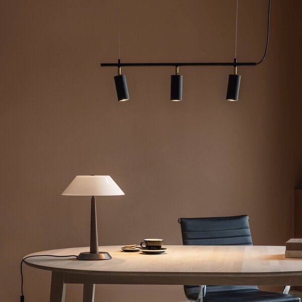 Globen Lighting Lampada a sospensione Hubble 3, dimmerabile, Nero, Soggiorno / Sala da pranzo, Metallo, Scandinavo, Lampada a sospensione