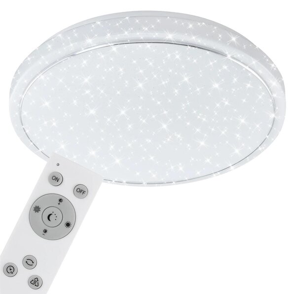Lampada da soffitto a LED dimmerabile telecomando cielo stellato CCT 48W bianco Briloner