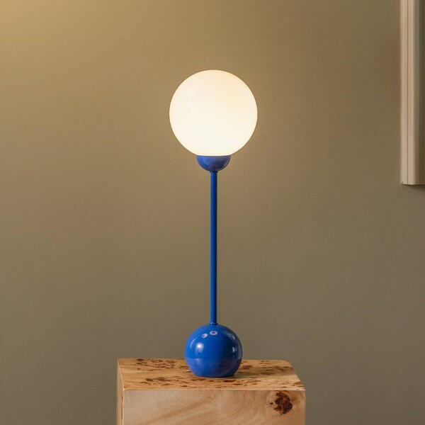 Globen Lighting Lampada da tavolo Ripley, Blu, Soggiorno / Sala da pranzo, Metallo, Design, Lampada da tavolo