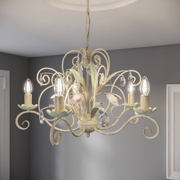 Lampadario a soffitto Luce Luminex, dimmerabile, Soggiorno / Sala da pranzo, Metallo, Fiorentino, Lampadario stile fiorentino