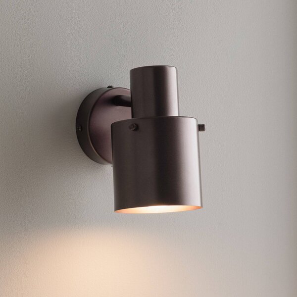 Globen Lighting Applique da parete Clark, Bronzo / Ottone antico, Soggiorno / Sala da pranzo, Metallo, Scandinavo, Applique