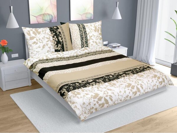 Set di lenzuola in cotone - 1 set 180x200, 70x90 - beige