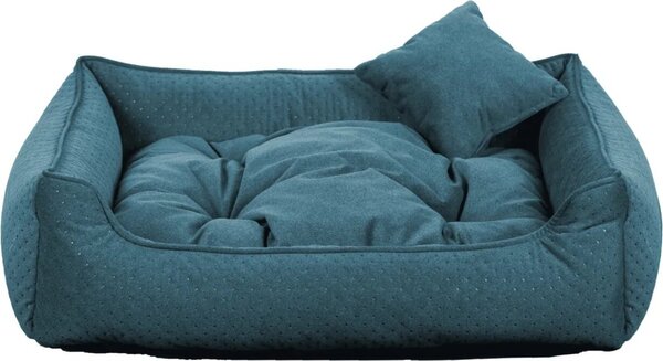 Cuccia per cani rettangolare COMFY, blu - 100 cm x 75 cm