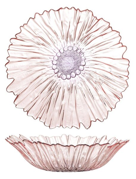 Ciotola rosa chiaro in vetro ø 31 cm Mariko – Bloomingville