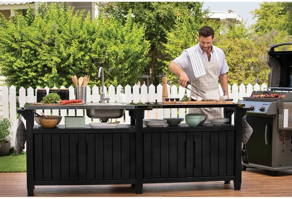 Cucina da giardino 237x52 cm Unity - Keter