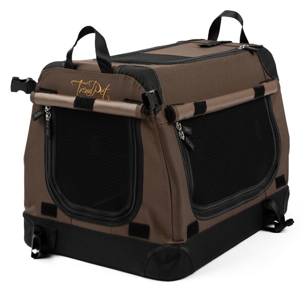TrendPet Cassa pieghevole per cani TPX-Pro 50 Marrone