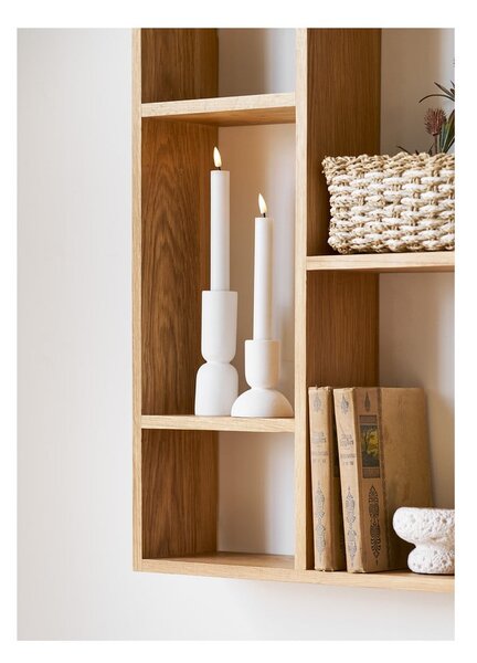 Portacandele in set in pietra 2 pz Hambra – House Nordic