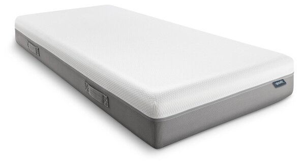 Materasso viscoelastico Sleezzz Premium 80 x 200 cm, altezza 20 cm, livello di rigidità H2/H3, con maniglie reversibili