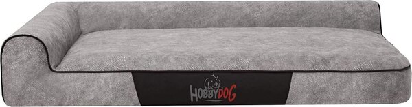 Cuscino per cani Cuscino per cani Letto per animali domestici Letto per gatti Cestino per cani Posto letto - Migliore - 80 x 53 x 18 cm [dimensioni: L] - Cenere