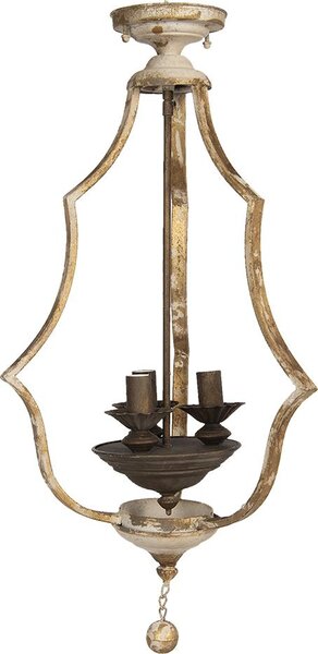 Clayre & Eef Lampada a sospensione 38x33x71 cm Ferro marrone