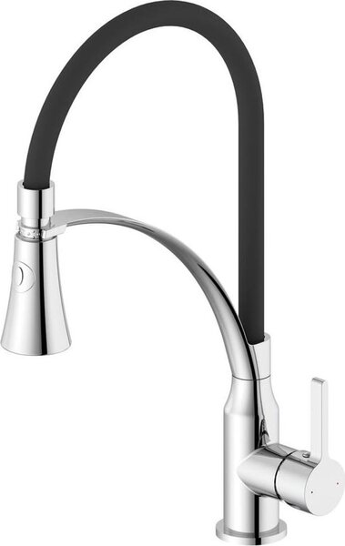 Rubinetto da cucina HEBE con doccia, cromo