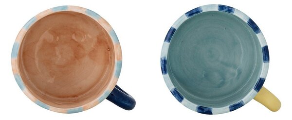 Tazze in set blu/rosa in ceramica 2 pz 250 ml Phoenix – Bloomingville