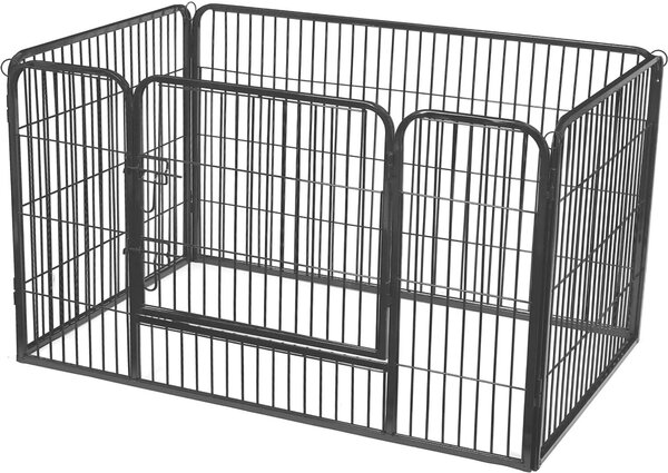FEANDREA, recinto per cuccioli, recinto per cani, recinto per esterni, box per cani 122 x 80 x 70 cm