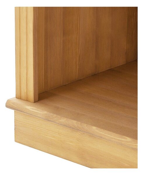 Libreria di colore naturale in pino massiccio 74x223x37 cm Anita – Støraa