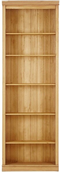 Libreria di colore naturale in pino massiccio 74x223x37 cm Anita – Støraa