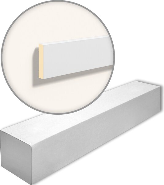 NMC MA21-box DOMOSTYL Noel Marquet 1 cartone con 9 strisce decorative Parapetto Profilo per facciate stile moderno colore grigio | 18 m