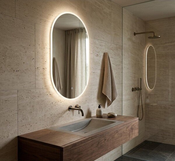 Specchio da parete con illuminazione 50x80 cm Eclipse – Bonami Essentials