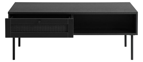 Tavolino nero 60x110 cm Pensacola - Unique Furniture