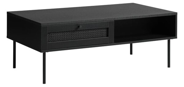 Tavolino nero 60x110 cm Pensacola - Unique Furniture