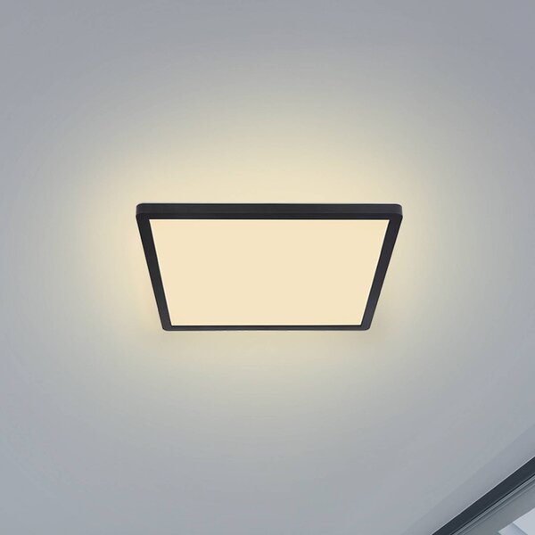 Globo Plafoniera a LED Sapana, dimmerabile, Nero, Soggiorno / Sala da pranzo, Plastica, Moderno, Plafoniera LED