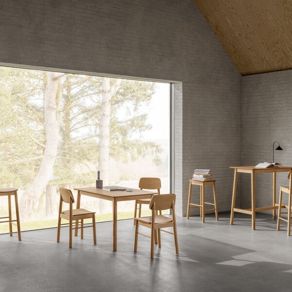 Sedia da pranzo in colore naturale Barlow - Actona