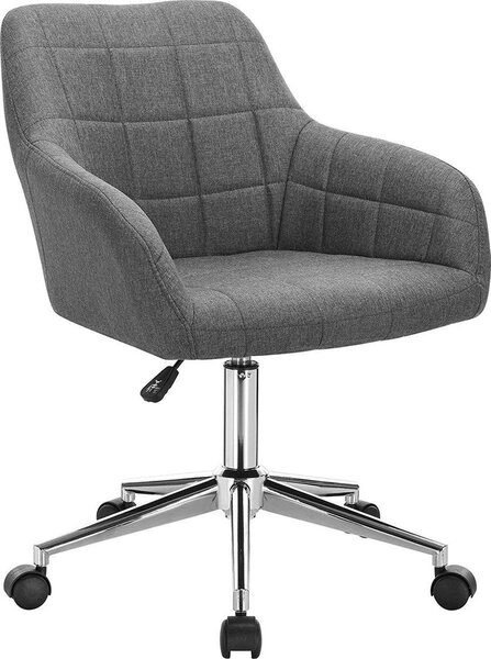 Sedie da ufficio Bolt Edge - Grigio scuro - Rivestimento in tessuto - Ergonomiche - Con braccioli