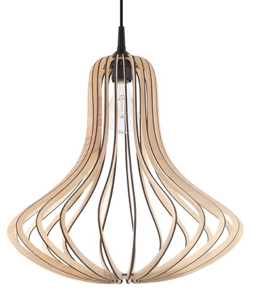 Lampada a sospensione ELZA in legno 1xE27 15W legna 110x41x41cm Sollux Lighting