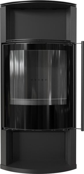 Stufa a legna in acciaio KRATKI TOFA Ø 150 8 kW nero thermotec