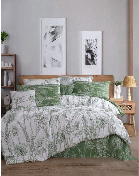 L'Essentiel Linge de Maison, Lara - Bianco, Set copripiumino Ranforce king size (FR), 100 % COTONE RANFORCE, Bianco, 240 x 220 cm