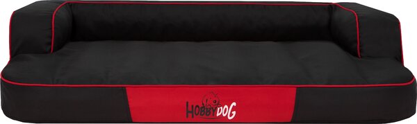 Hobbydog letto per cani cuscino per animali domestici letto per gatti cestino per cani posto letto - Top Standard - 80 x 50 x 20 cm [dimensioni: L] - Nero