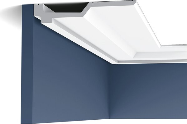 Orac Decor C354 Luxxus profilo decorativo per soffitto modanatura decorativa a stucco modanatura decorativa a cornice modanatura angolare profilo perimetrale | 2 metri