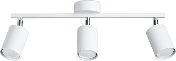 Lampada da soffitto LEMMI 3 bianco 3xGU10 10W acciaio 20x8x46cm Sollux Lighting