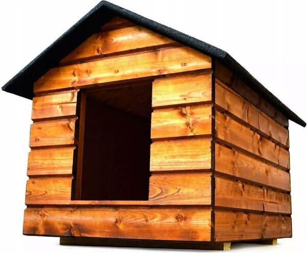 Cuccia per cani QLS taglia L con tenda Isolamento invernale Pino Outdoor 11002