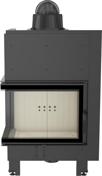 Inserto camino in acciaio KRATKI MBZ sinistro 13 kW Ø 200