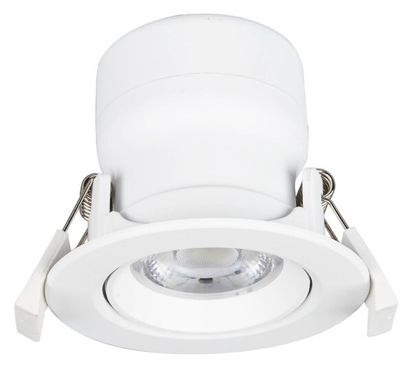 Prios Lampada a incasso a LED Shima, bianca, 7W, 3000K, 10 pezzi