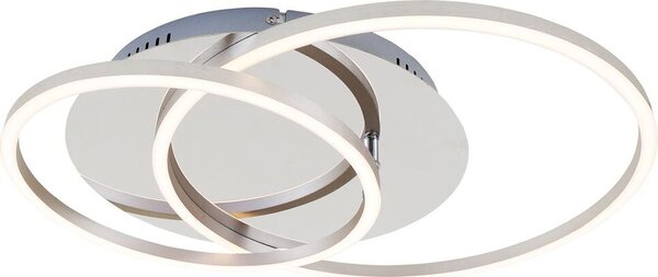 Lampada da soffitto a LED Lampada da soffitto dimmerabile Cromo-alluminio 3000K Ø 30cm 40 W Briloner