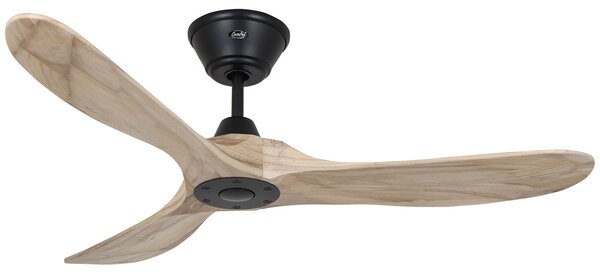 ECO GENUINO Ventilatore da soffitto nero/legno chiaro 122 - CasaFan CasaFan, Eco Genuino, Legno, Soggiorno, Legno, Moderno