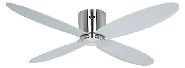ECO PLANO II Ventilatore da soffitto Smart Ø 132 cm argento CasaFan, Eco Plano II, Metallizzato, Soggiorno, Plastica, Moderno